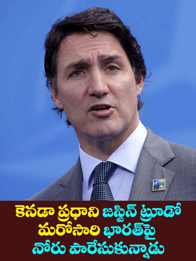కెనడా ప్రధాని జస్టిన్ ట్రూడో మరోసారి భారత్‌పై నోరు పారేసుకున్నాడు
