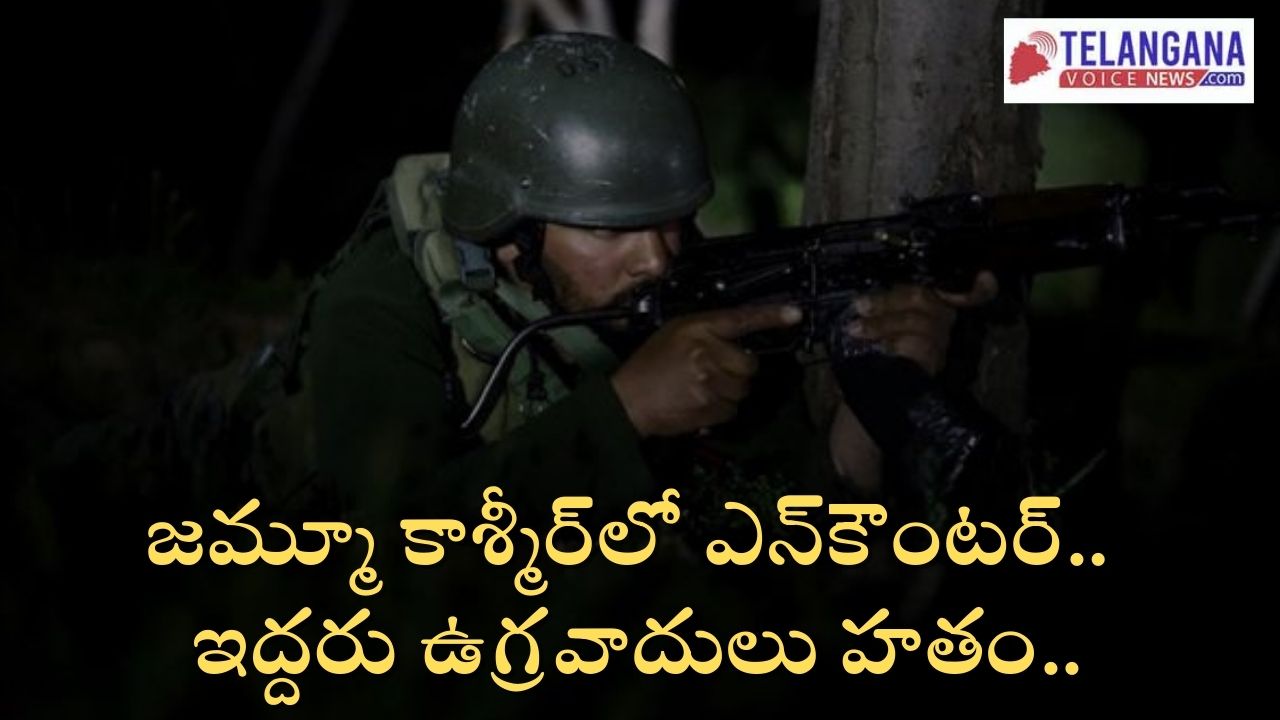జమ్మూ కాశ్మీర్‌లో ఎన్‌కౌంటర్.. ఇద్దరు ఉగ్రవాదులు హతం